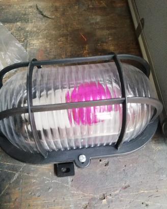 lampada esterno rossa 