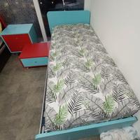  Letto singolo con reti a doghe  scontato 
