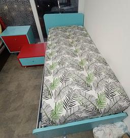  Letto singolo con reti a doghe  scontato 