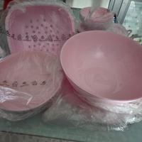 TUPPERWARE SET CIOTOLE ALLEGRA NUOVE ROSA SHINE
