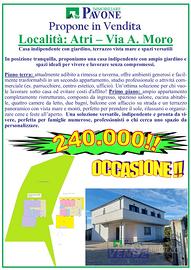 Casa indipendente con giardino terrazzo vista mare