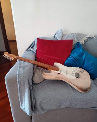 Stratocaster white blonde 1956 replica