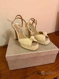 Sandalo Jimmy Choo con perle numero 37