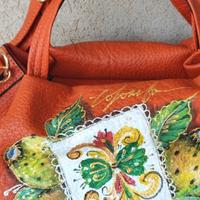Borsa estiva arancione Fichi D'India