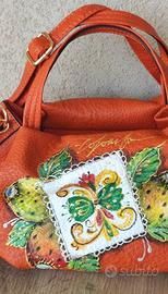 Borsa estiva arancione Fichi D'India