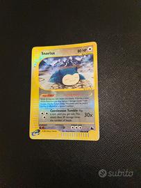 Snorlax revese holo Skyridge