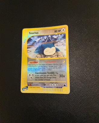 Snorlax revese holo Skyridge