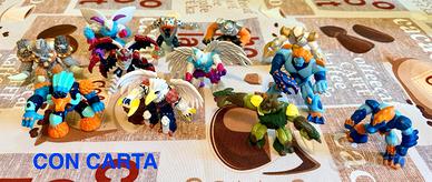 Lotto action figure e carte da collezione Gormiti