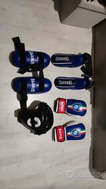 set completo protezioni combattimento