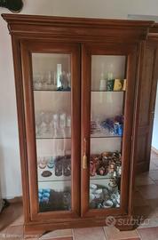 Cristalliera in legno massello 