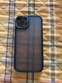 Cover iPhone 13 trasparente nera