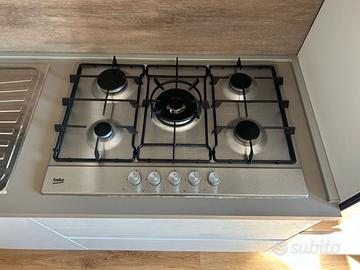 Pianocottura 5 fuochi gas