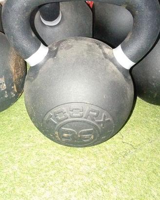 KETTLEBELL 36KG E 40KG - MANUBRIO GOMMATO 22.5KG