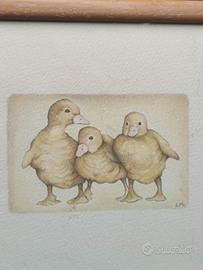 Quadretti disegni fatti a mano