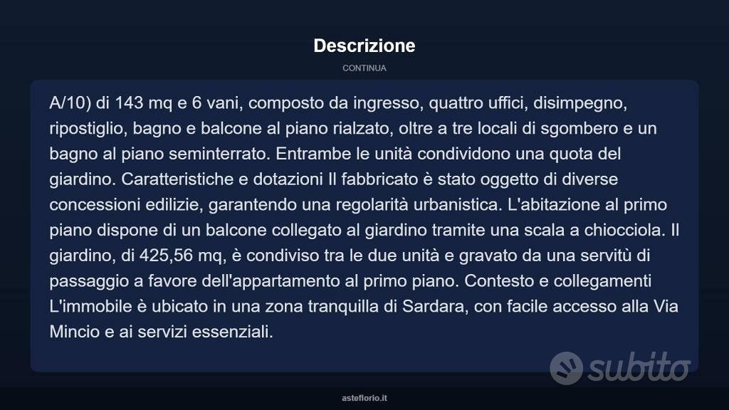 Appartamento – Sàrdara/Sardara, Medio Campidano - Altro
