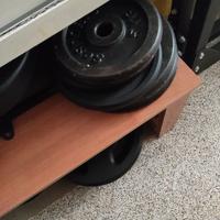 dischi in ghisa. e palla 