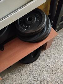 dischi in ghisa. e palla 