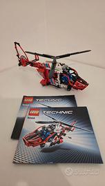Lego technic 8068 rescue helicopter elicottero