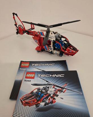Lego technic 8068 rescue helicopter elicottero