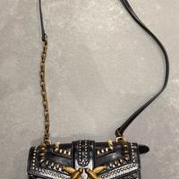 Pinko borsa tracolla Love mini con borchie