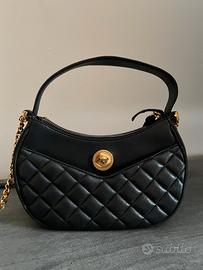 Borsa VERSACE nera trapuntata - Tag NFC