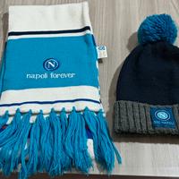sciarpa con cappello originale del Napoli 