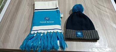 sciarpa con cappello originale del Napoli 