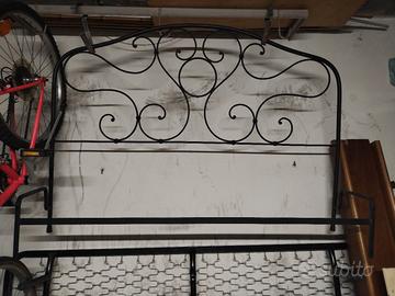 rete e testata ferro battuto