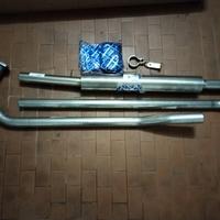scarico inox sportivo triumph tr3 tr4