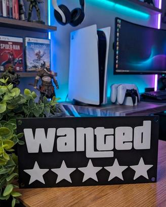 Targhetta GTA VI gaming 