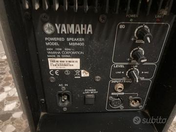 Coppia diffusori attivi Yamaha MSR400 – 400 W