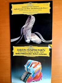 2 dischi vinile Herbert von Karajan