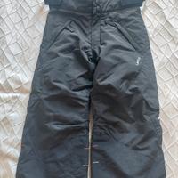 Pantaloni sci bambino taglia 4 anni regolabili