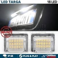 Placche Luci TARGA LED per MERCEDES C E S SL 6500K