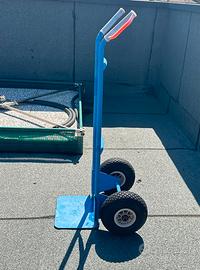 Carello da trasporto robusto con doppia ruota