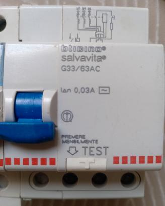Bticino Salvavita G33/63AC
