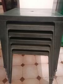 tavolo plastica esterno