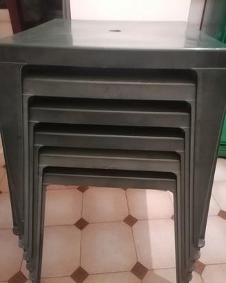 tavolo plastica esterno