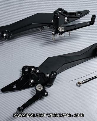 Pedane arretrate KAWASAKI Z800 / Z800E 2013 - 2016