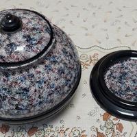 CENTROTAVOLA IN MAJOLICA DIPINTA A MANO