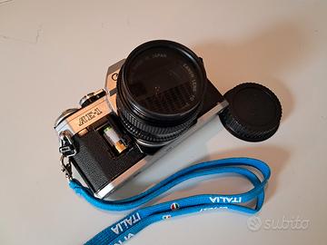 fotocamera analogica canon AE-1+accessori 