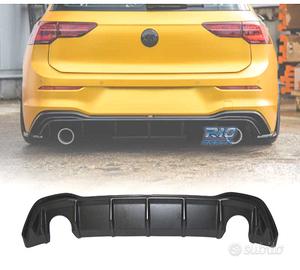 DIFFUSORE VOLKSWAGEN VW GOLF 8 LOOK GTI NERO