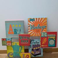 Pannello Decorativo Vintage Pop Art 75x60 cm