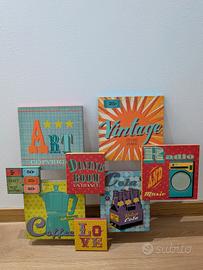 Pannello Decorativo Vintage Pop Art 75x60 cm