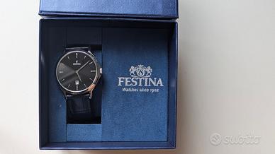 Orologio Festina Classico Nero Datario Full Set