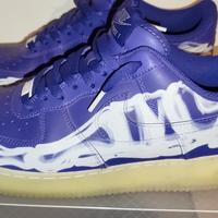 nike air force skeleton purple 2021