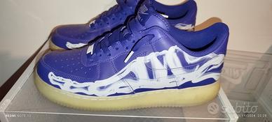 nike air force skeleton purple 2021