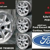 Cerchi minilite 13 4x108 ford taunus capri escort