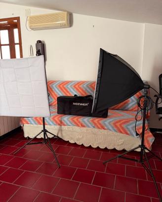 Kit 2 Softbox NEEWER 700W con Borsa (Leggere bio)