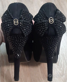Scarpe da donna con strass 37